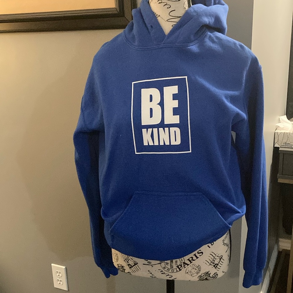 Blue 'Be Kind' Hoodie